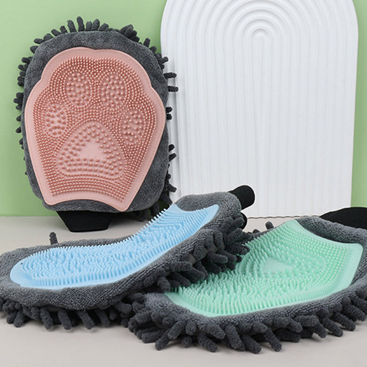 Pamper Your Pet with the Ultimate Pet Bathing Brush 2-in-1 Grooming Glove