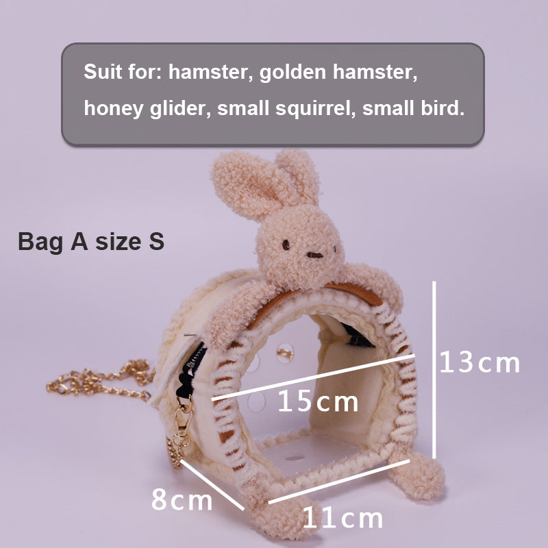 Hamster Cage Pet Out Of Bag Honey