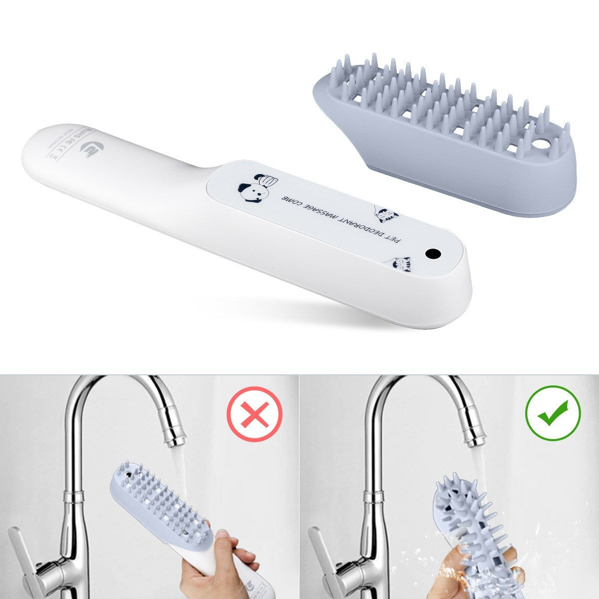 Pet Silicone Massage Brush Comb