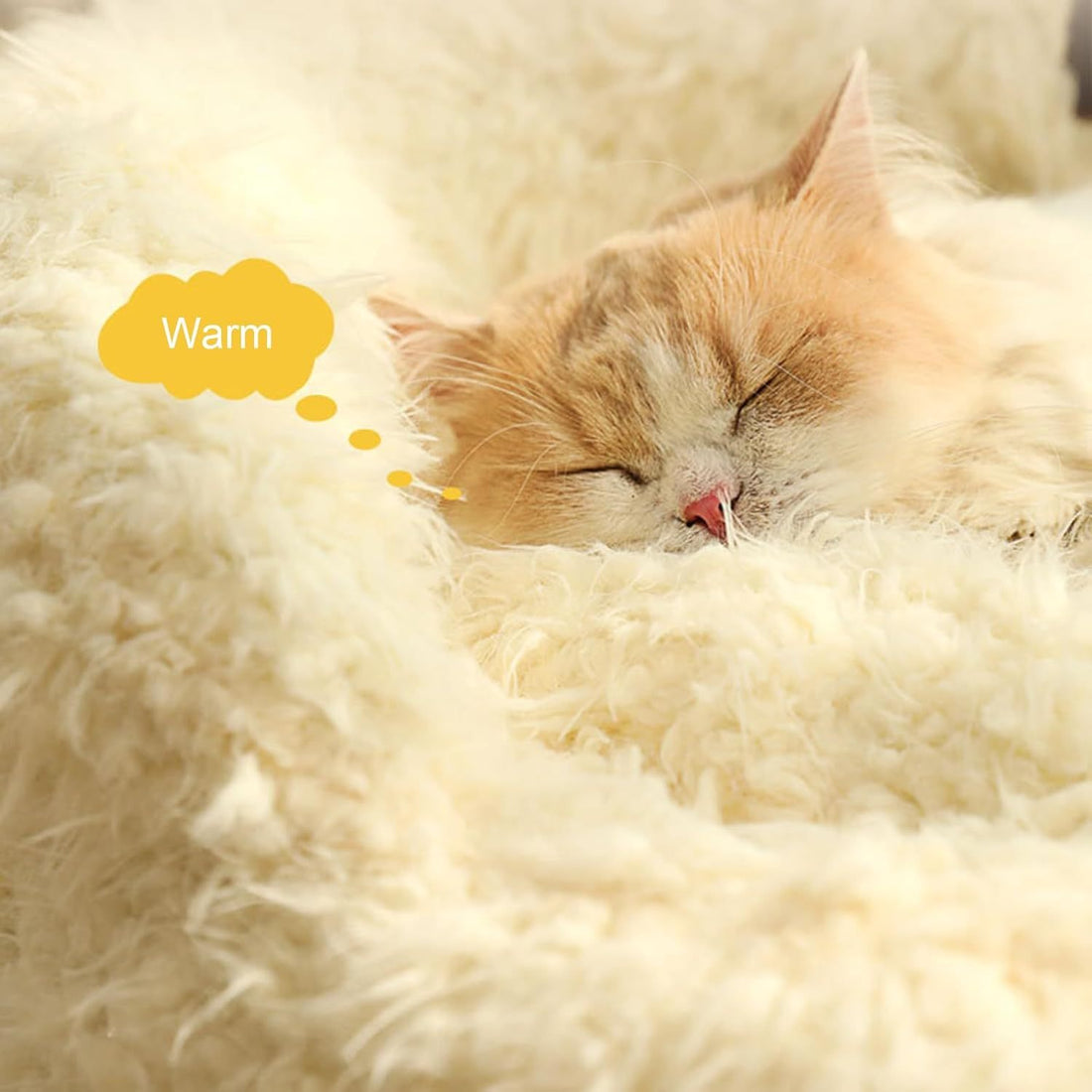 Cut Alpaca Pet Bed For Small Medium