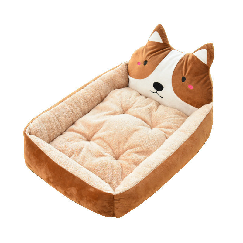 Large Pet Cat Dog Bed 7Colors Warm