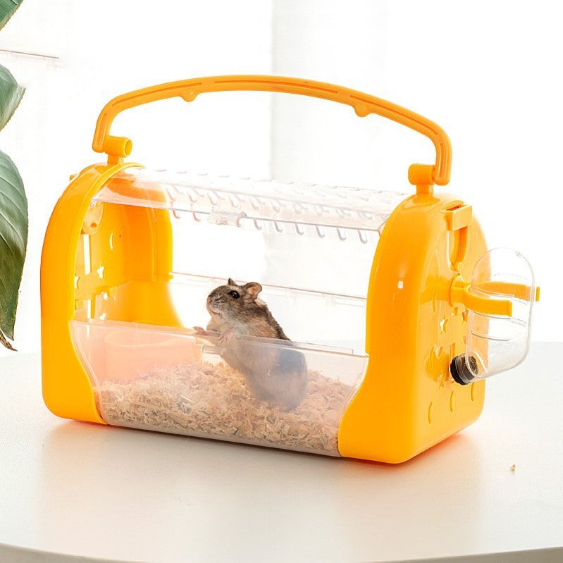 Portable Cage To Go Out Transparent Bag Hamster