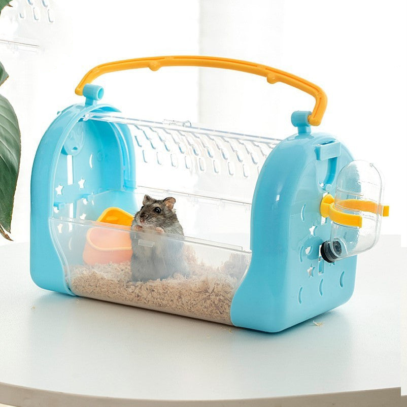 Portable Cage To Go Out Transparent Bag Hamster