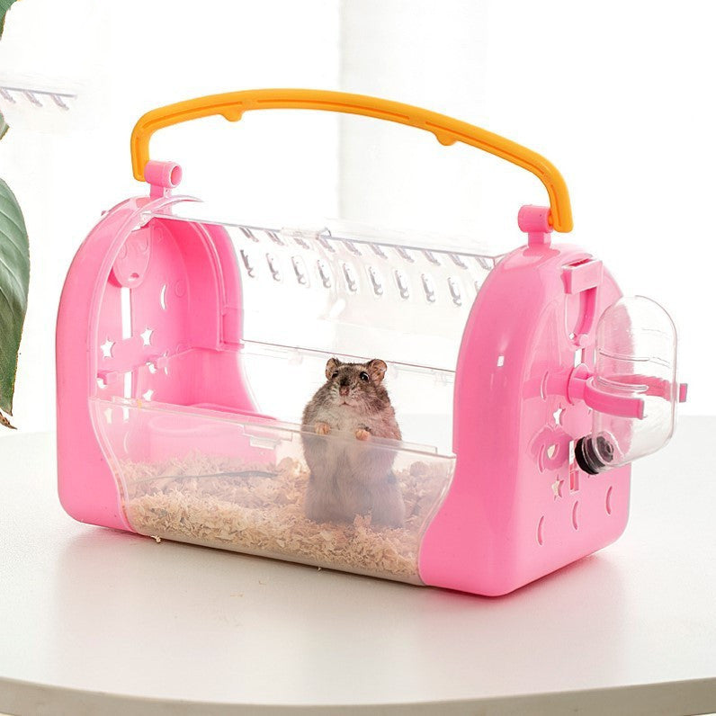 Portable Cage To Go Out Transparent Bag Hamster