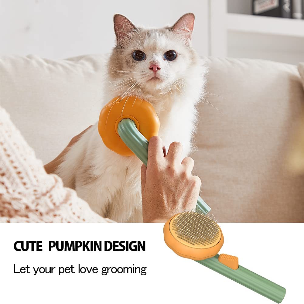 Pumpkin Comb Type Cat And Dog Needle Comb