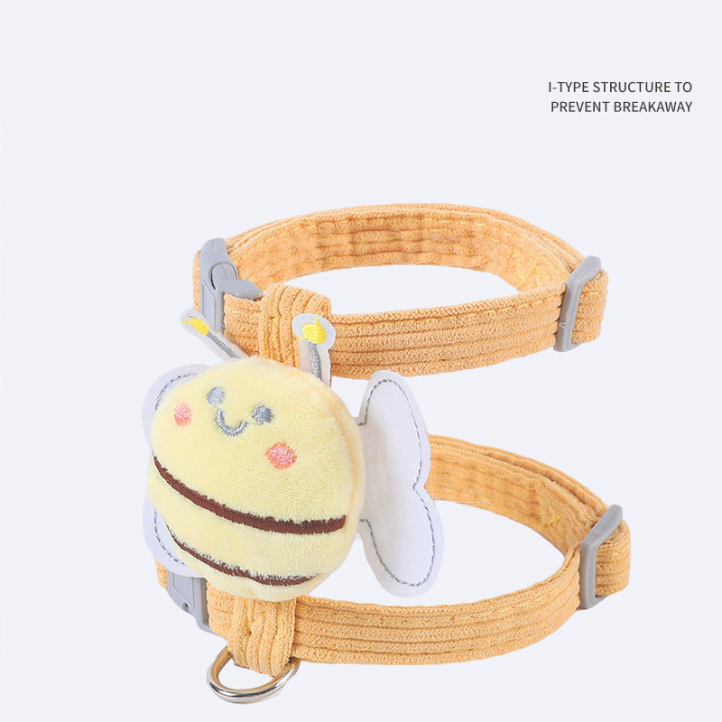 Cat Harness Leash Set With Cute