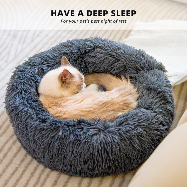 Dog Beds For Small Dogs Round Plush Cat