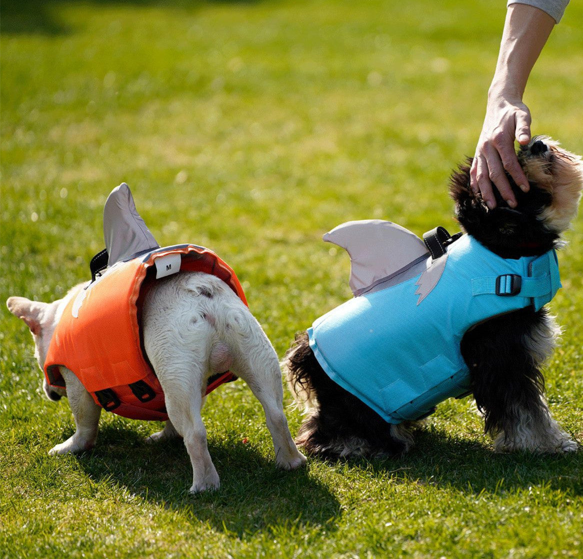 New Flying Shark Fin Life Jacket Dog Outdoor