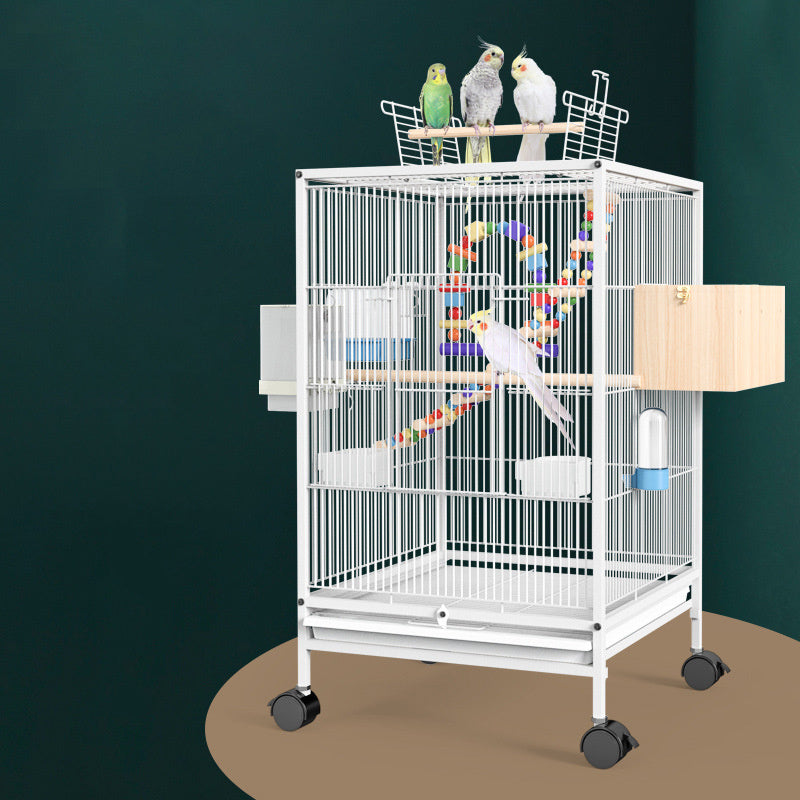 Parrot Xuanfeng Bird Cage With Feeder Toy