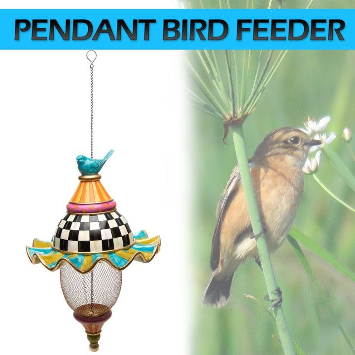 Creative Pattern Birdhouse Hanging Decor