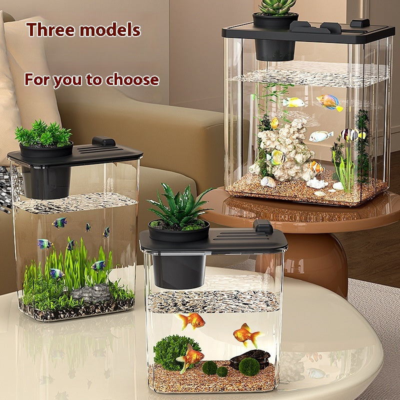 Desktop Small Fish Tank Landscape