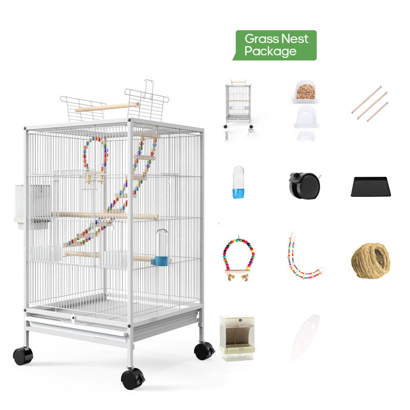 Parrot Xuanfeng Bird Cage With Feeder Toy