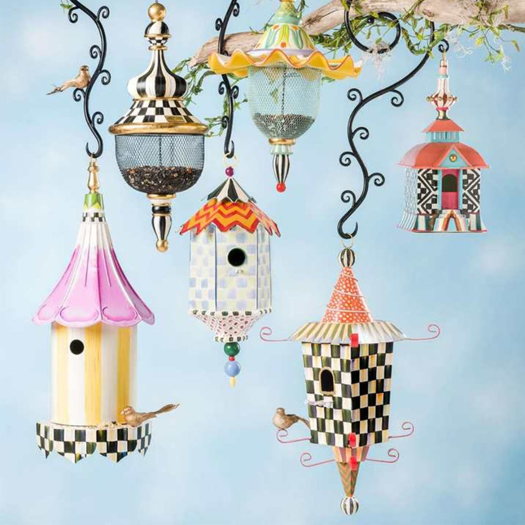 Creative Pattern Birdhouse Hanging Decor