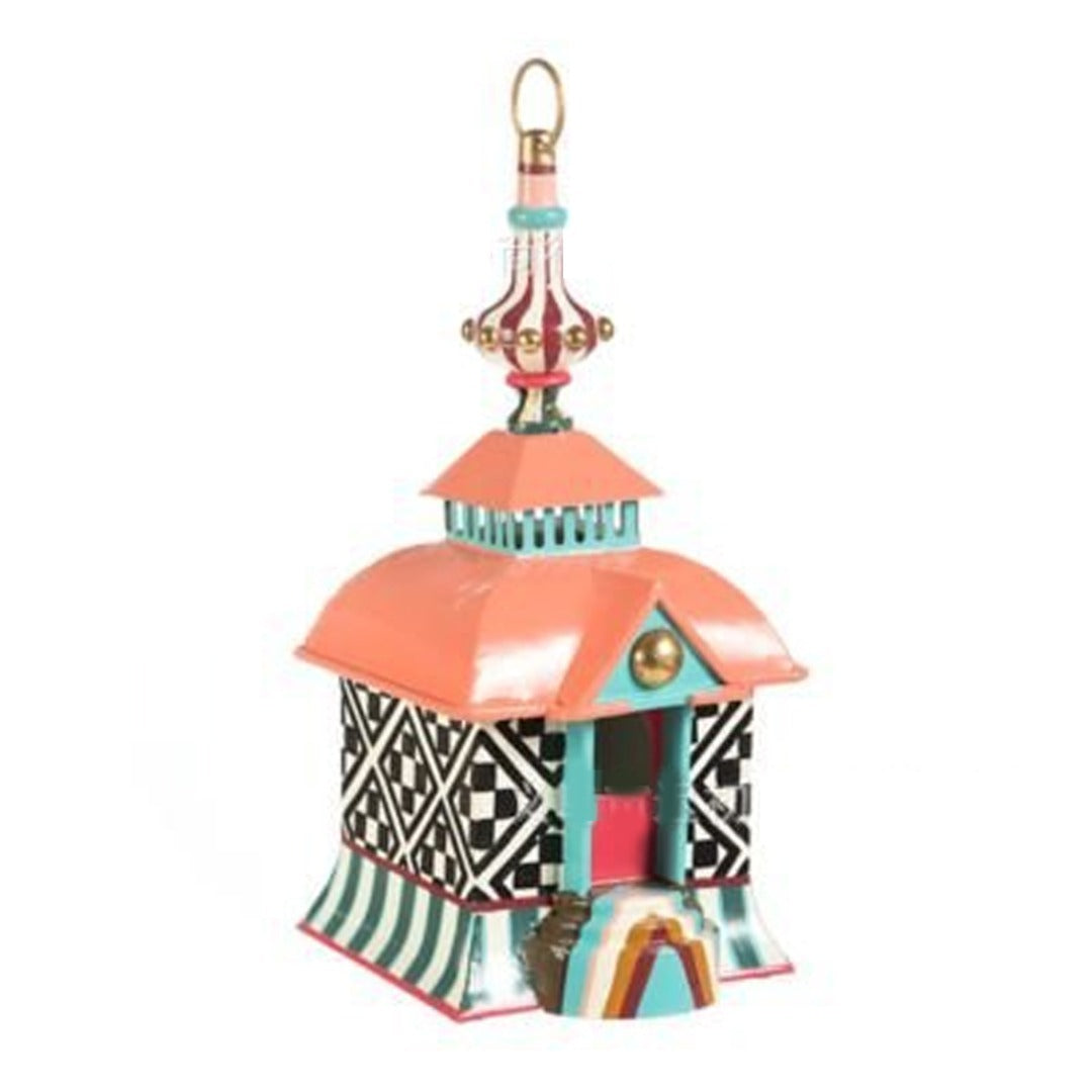 Creative Pattern Birdhouse Hanging Decor
