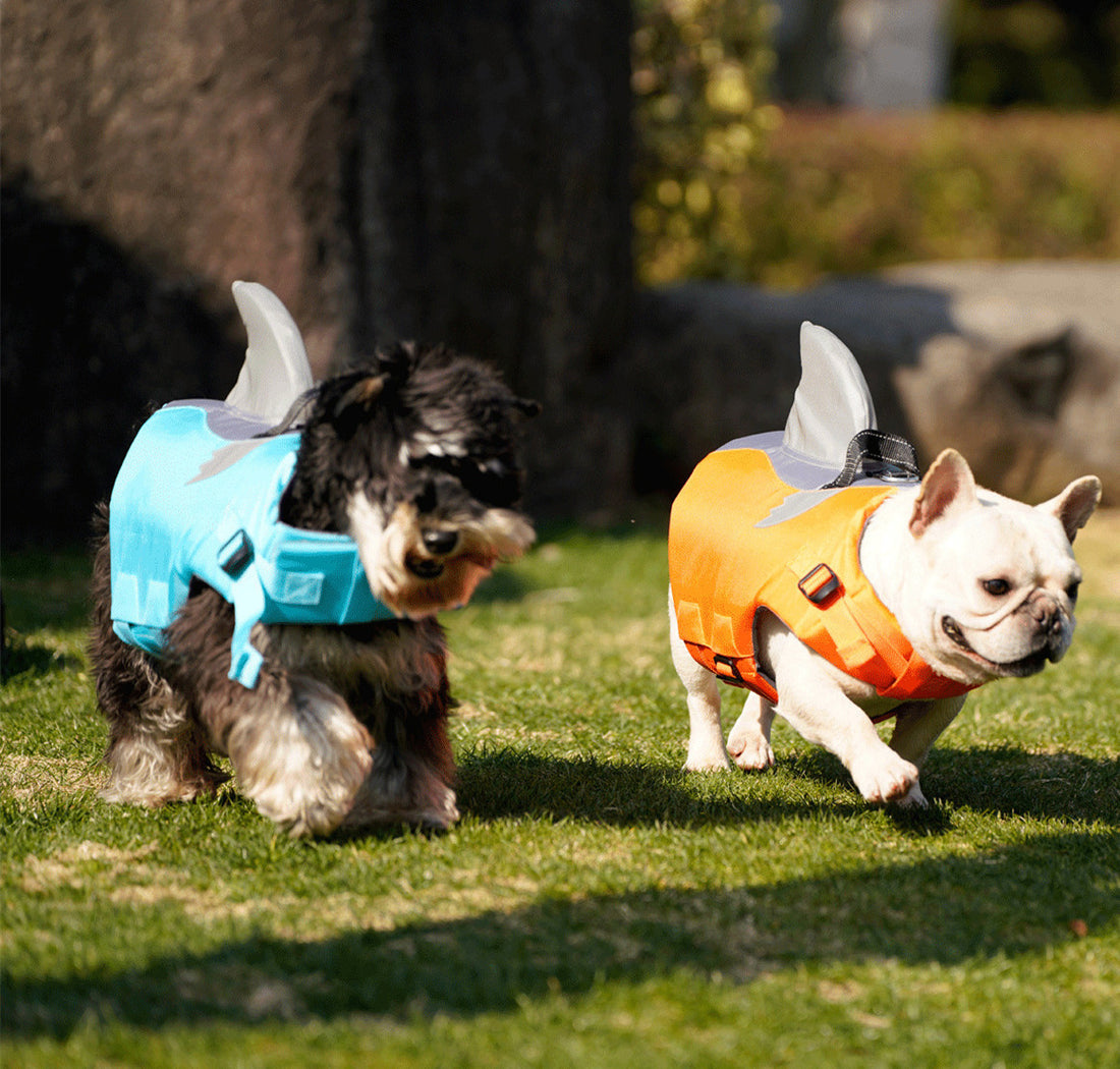 New Flying Shark Fin Life Jacket Dog Outdoor