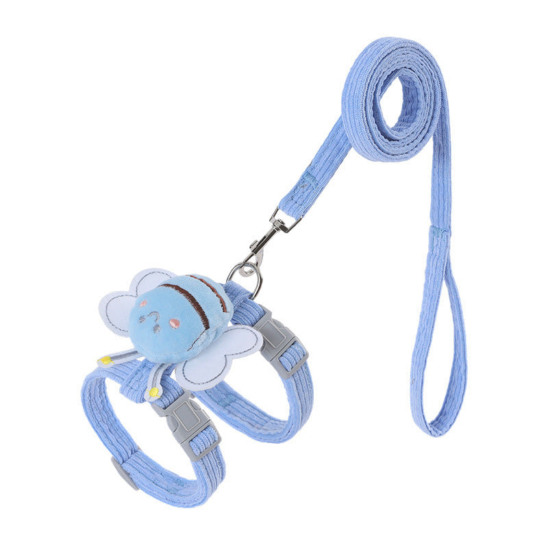 Cat Harness Leash Set With Cute