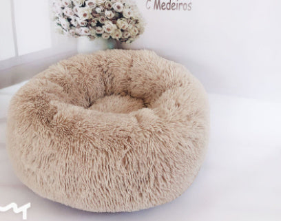 Dog Beds For Small Dogs Round Plush Cat