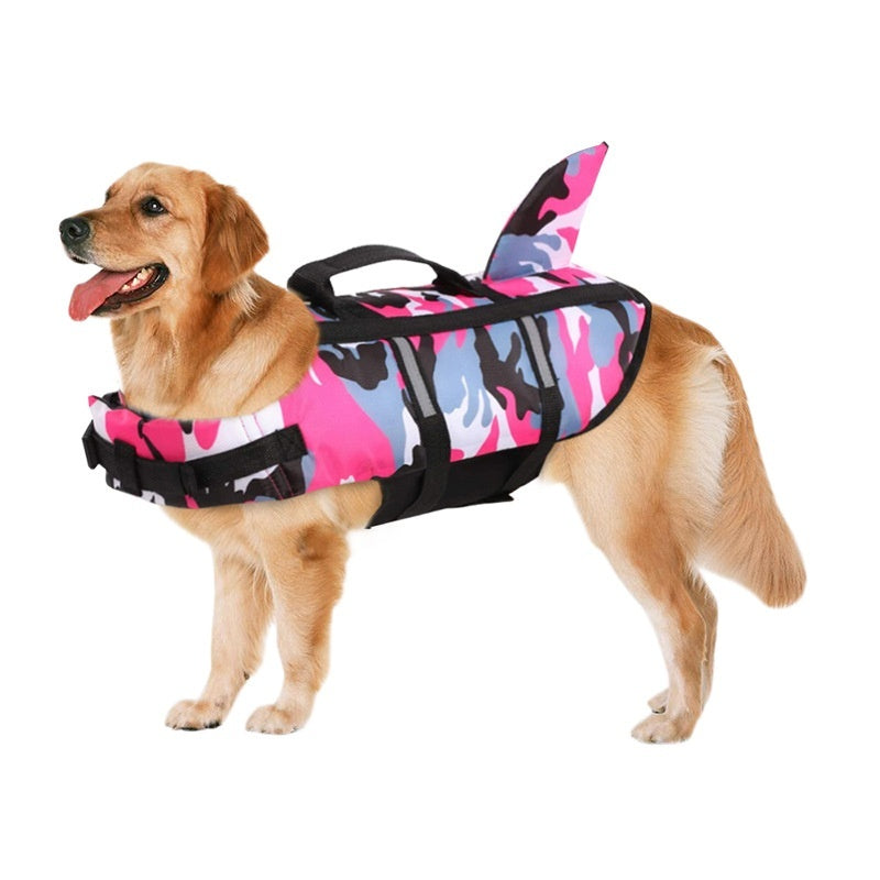 Creative Pet Camouflage Swimming Life Jacket