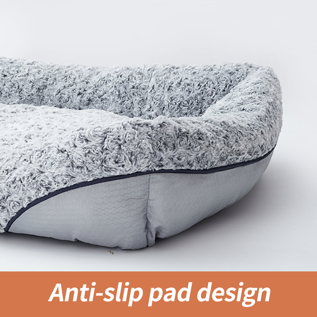 Swirl Rose Velvet Dog Beds For Small Medium Dogs