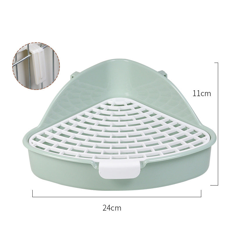 Rabbit Litter Box Bunny Corner Toilet Box