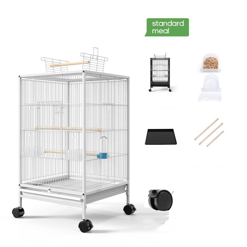 Parrot Xuanfeng Bird Cage With Feeder Toy