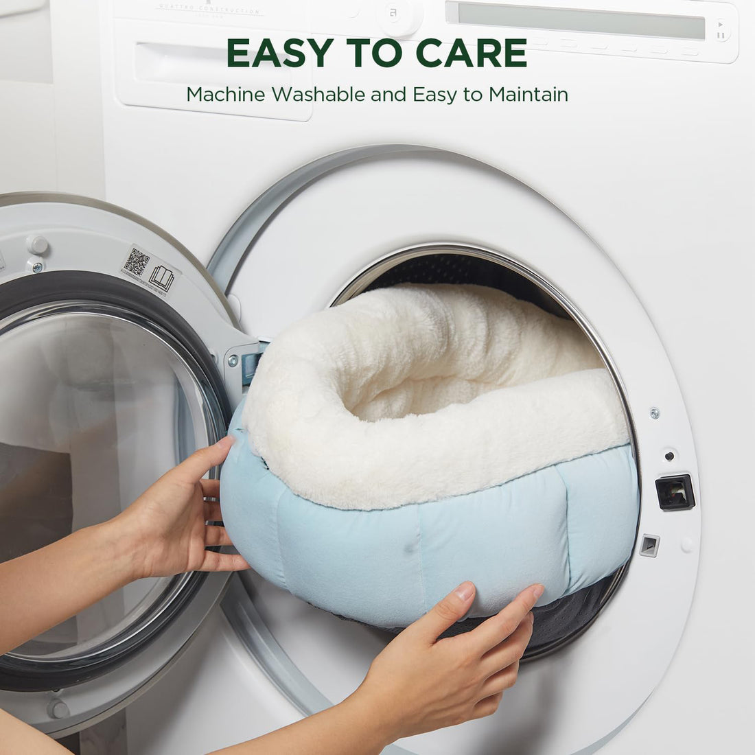 Donut Dog Beds For Small Dogs - Round Cat Beds