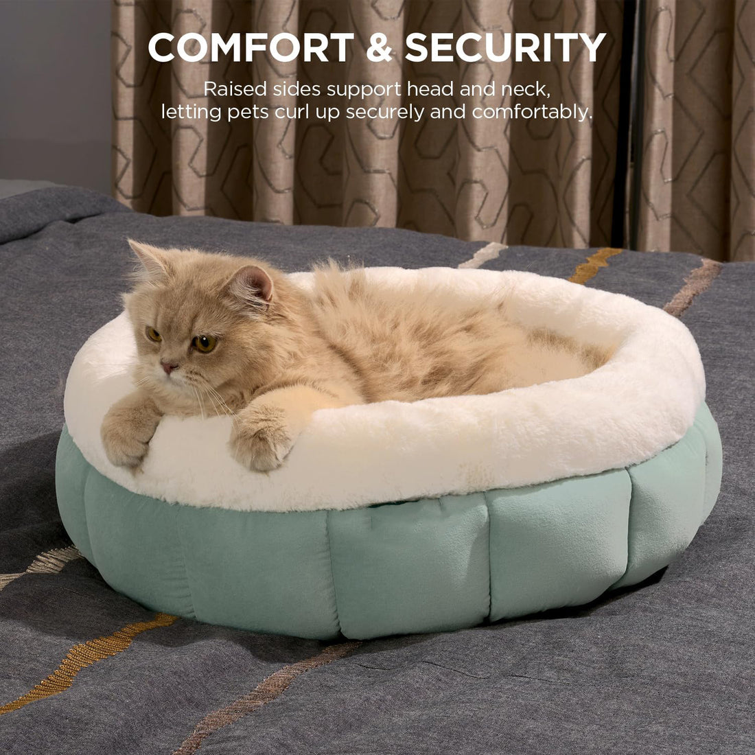 Donut Dog Beds For Small Dogs - Round Cat Beds