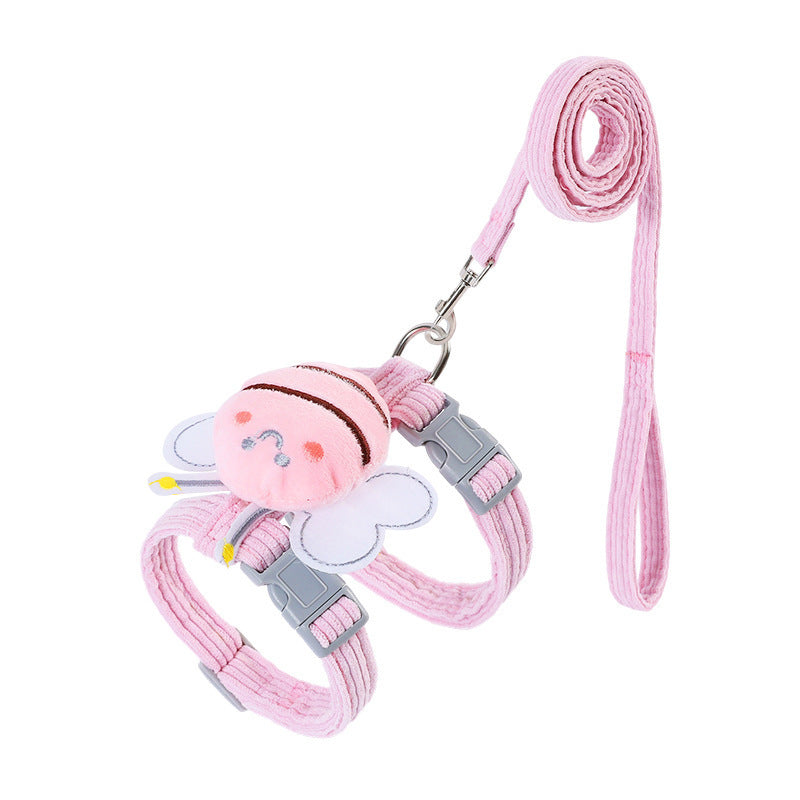 Cat Harness Leash Set With Cute